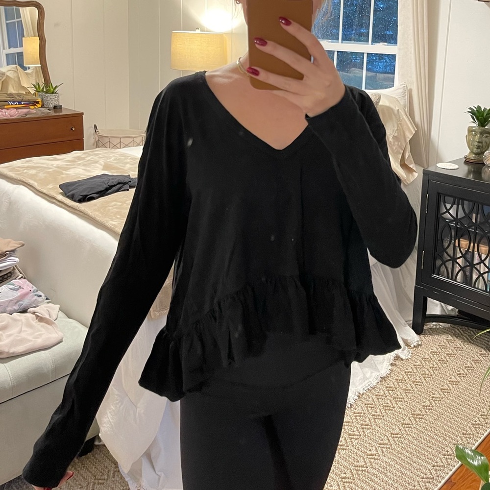 Urban Outfitters ruffle long sleeve